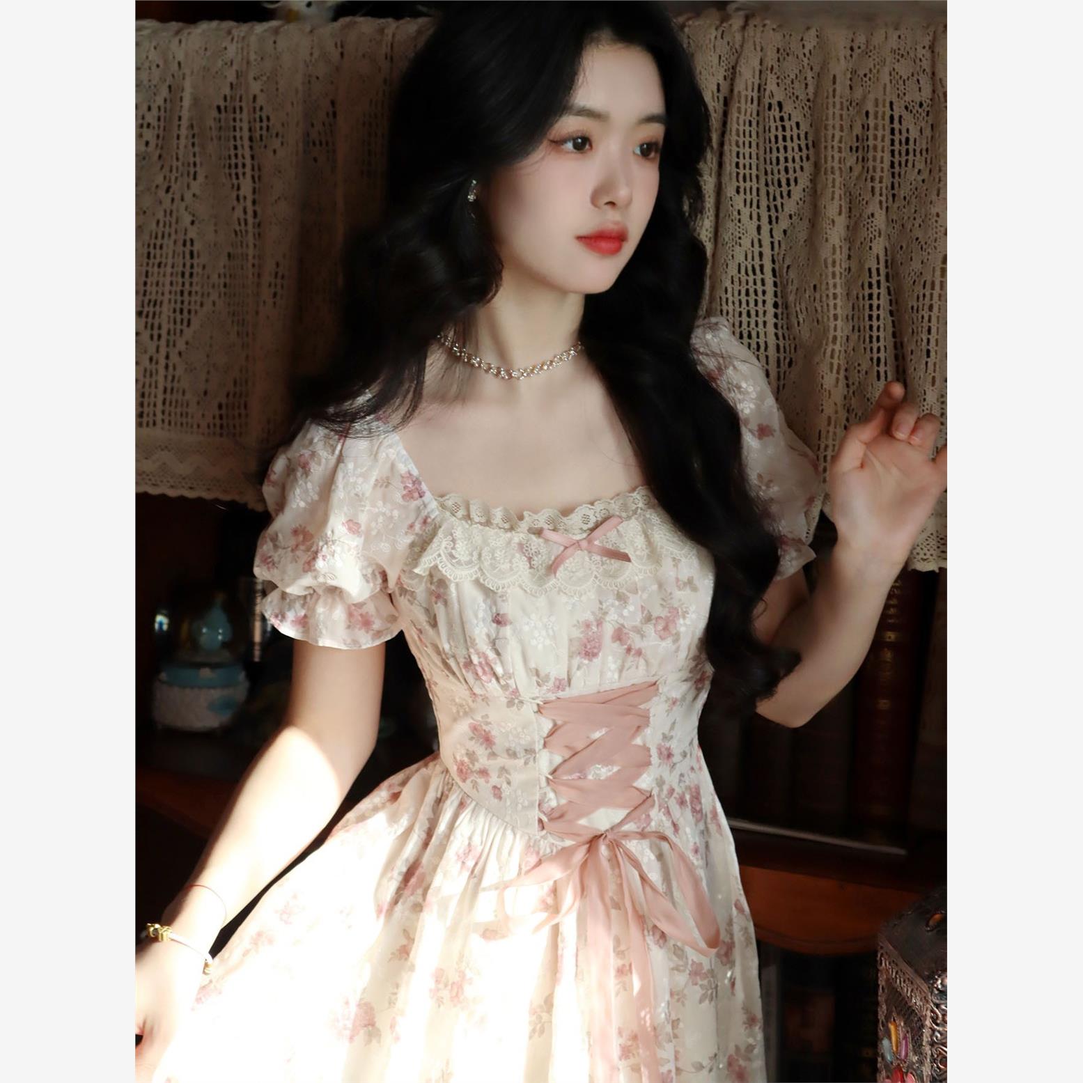 2025夏季新款法式甜美碎