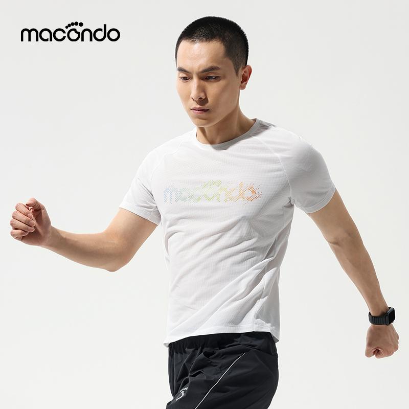 马孔多春夏新款印花短袖T恤