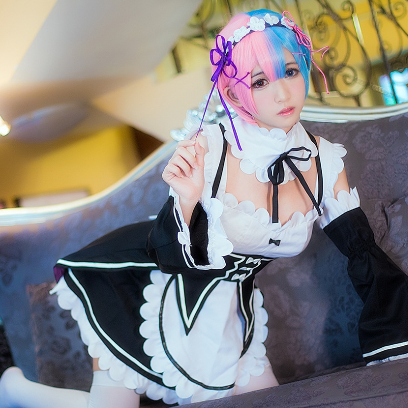 从零开始的异世界cos  蕾姆雷姆拉姆角色cosplay女装