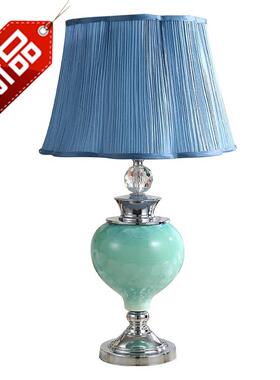 陶瓷客厅卧室床头灯创m意北欧酒店会所台灯别墅样板间软装饰品u.