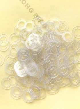 PVC薄垫片透明绝缘垫 耐高温塑胶螺丝垫圈M2M2.5M3M4M5M6 厚度0.2