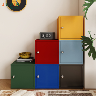 包豪斯自由组合格子柜简约现代书柜学生收纳柜储物柜落地组合边柜