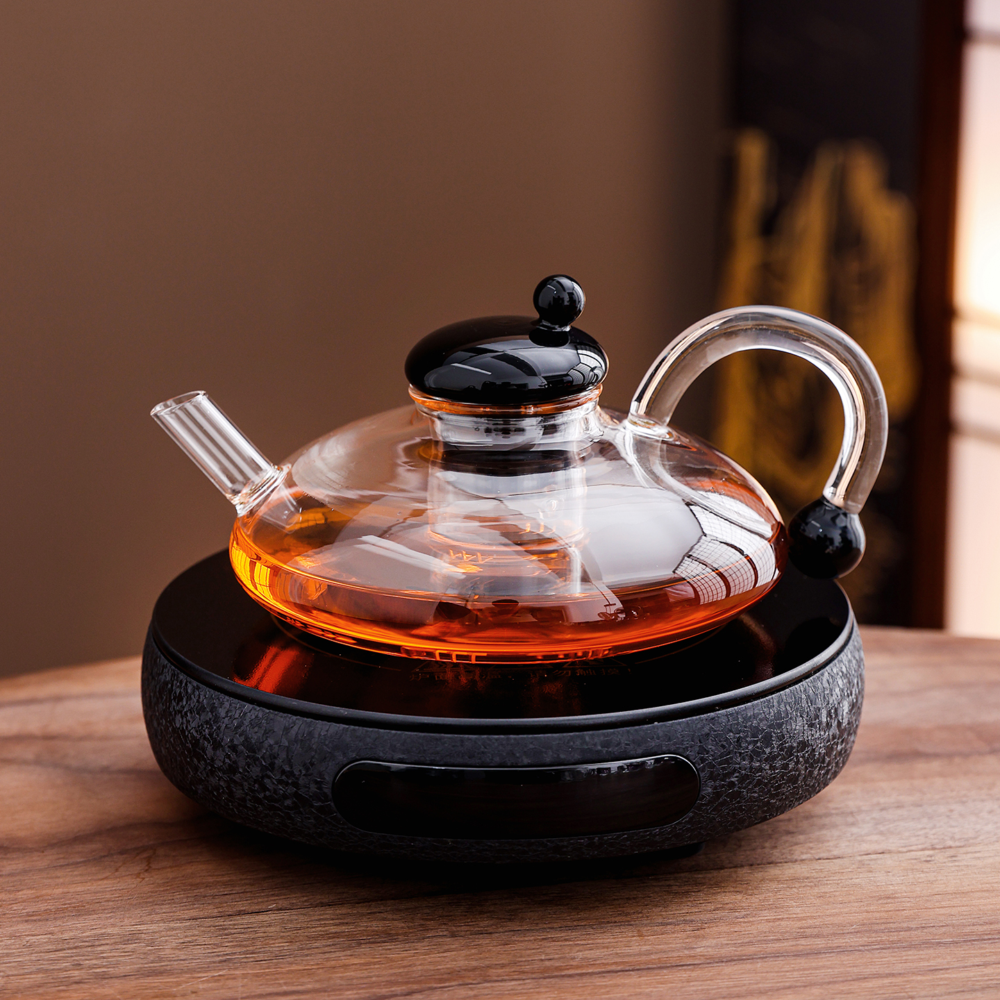 电陶炉煮茶壶套装耐热玻璃泡茶壶