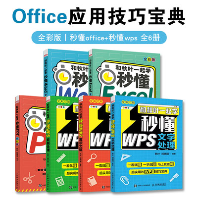 秒懂office套装3本秒懂WPS套装