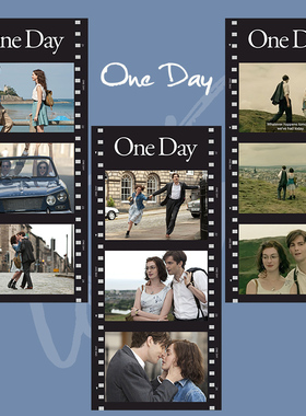 一天电影胶片卡片装饰书签纸礼物纪念周边半透明海报收藏one day