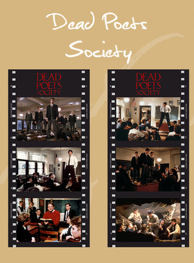 死亡诗社电影胶片卡片装饰书签纸礼物纪念周边半透明海报票根