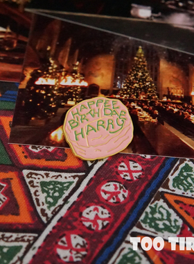 Harry Potter 哈利波特 徽章 生日蛋糕金属胸针收藏周边纪念礼物