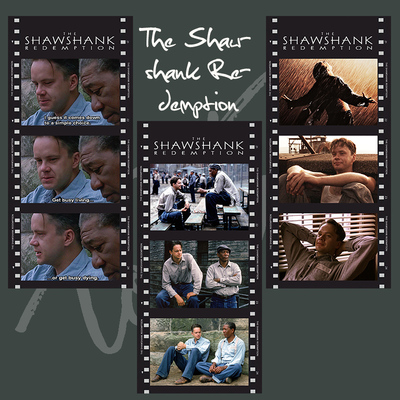 肖申克的救赎电影胶片卡片海报