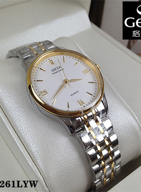 商场同款Geya/格雅手表女表石英表超薄情侣表G06261LYW钢带6261