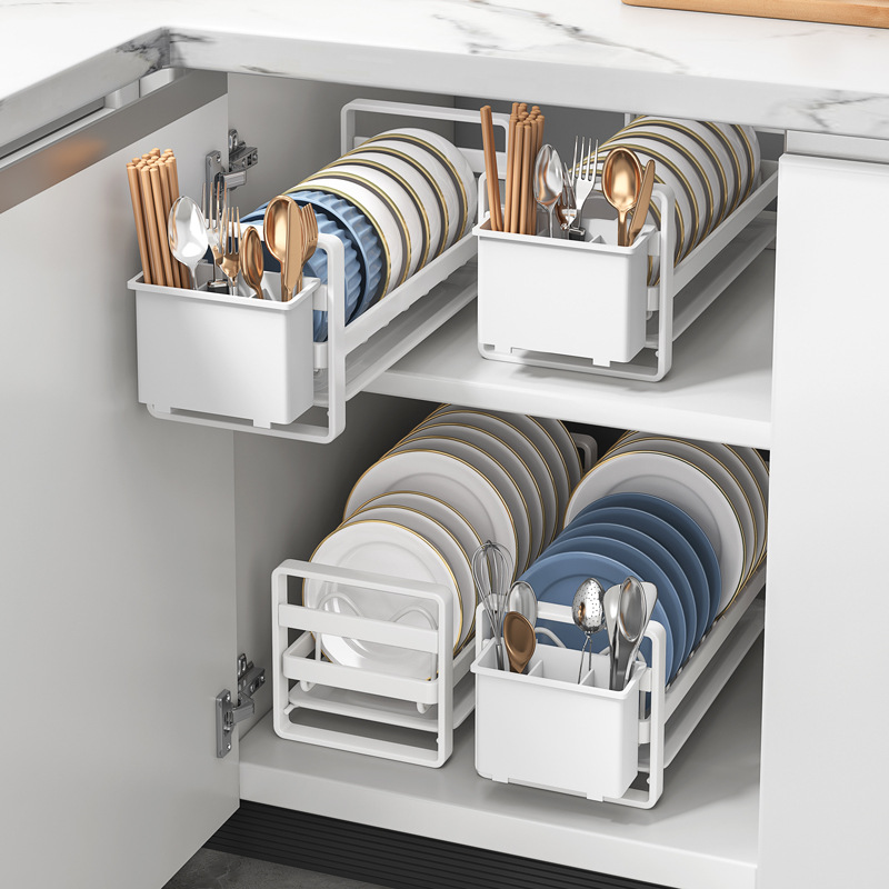 厨房多功能沥水收纳置物架