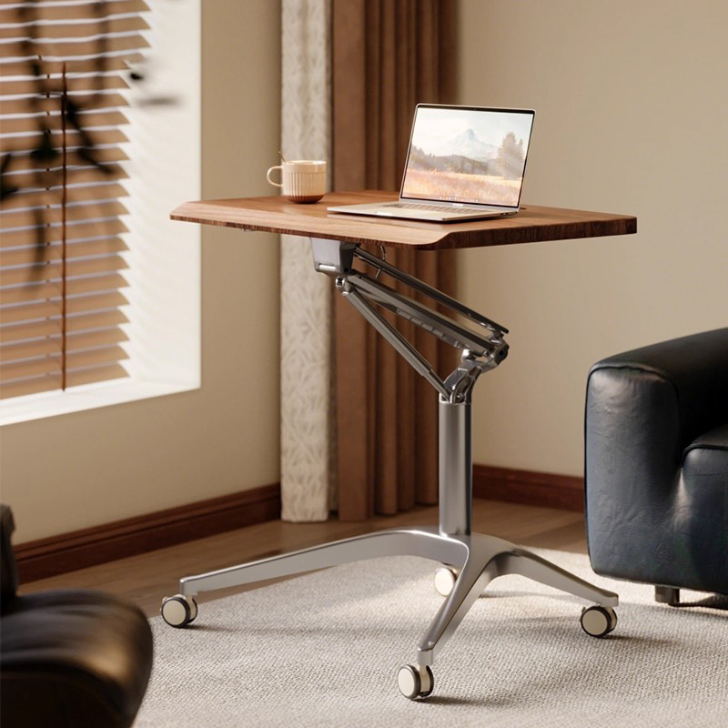 气动升降桌可移动办公桌