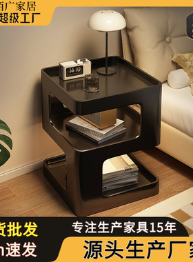 严选床头柜床边柜创意小桌子卧室小户型小型简约现代床头置物架子