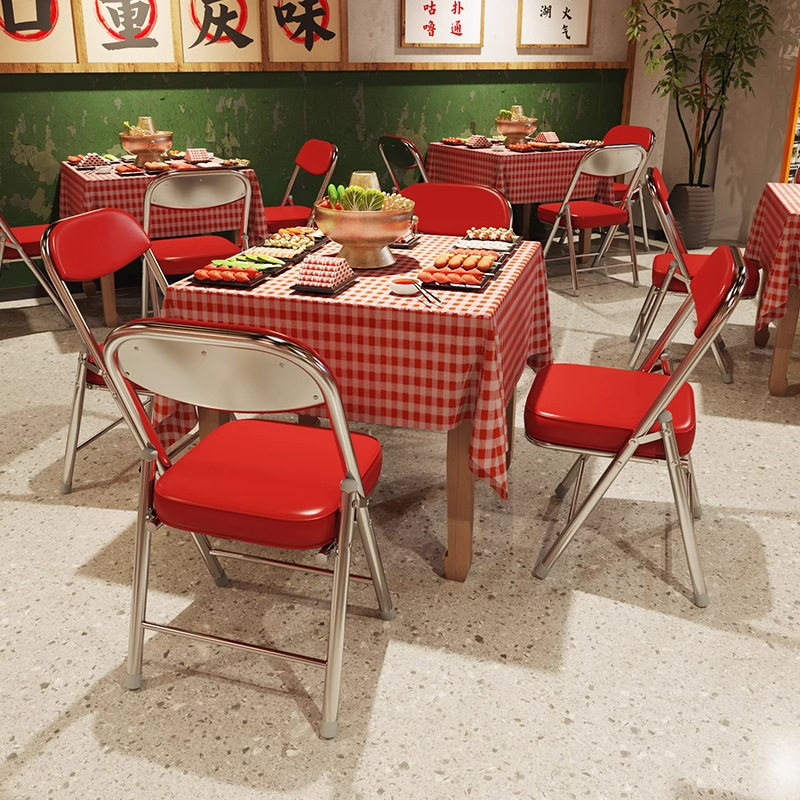 复古港风茶餐厅餐椅火锅店桌椅麻辣烫奶茶店烧烤店工业风折叠椅子,商业/办公家具,商用折叠桌椅/展业桌椅,淘宝优惠券,粉丝福利购,淘宝优惠卷