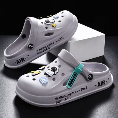 回力1927洞洞鞋男款透气夏季拖鞋防臭防滑沙滩内外穿包头女生凉拖