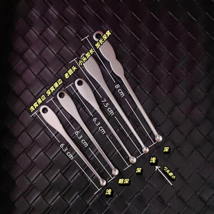 老式挖耳勺不锈钢耳勺洁耳器带孔家用成人儿童掏耳勺薄边圆头包邮