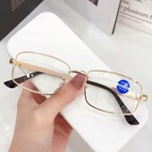 智能变焦老花镜水晶高清老花镜有新科技护眼老光眼镜男女