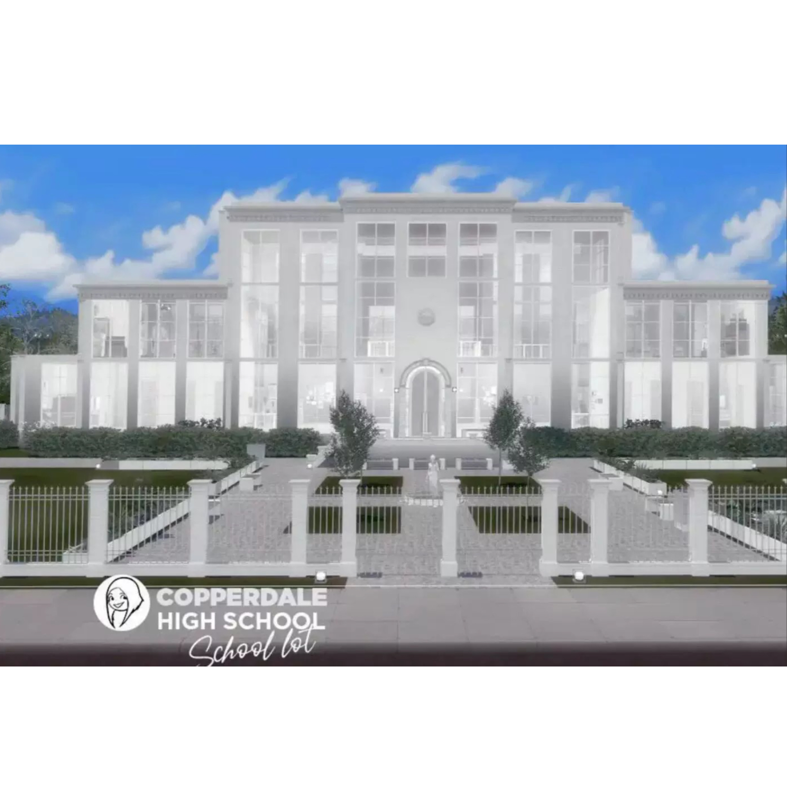 模拟人生4CC房屋mod|科珀代尔高中|学校一套带豪华家具|64x64|#18