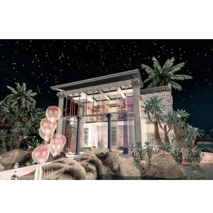 模拟人生4CC房屋mod|Cancer|1卧2卫|索拉尼住宅带家具|30x20|#489