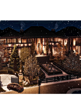 模拟人生4CC房屋mod|马术庄园|5卧5卫|住宅一套带家具|64x64|#576