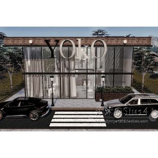 模拟人生4CC房屋mod|YOKO轻奢餐厅|可经营一套带家具|30x20| #320