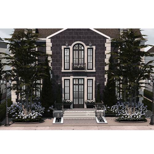 模拟人生4CC房屋mod|Karve健身房|精装修一套带家具|30x20|#425