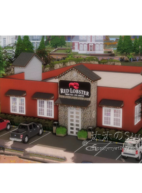 模拟人生4CC房屋mod|龙虾餐厅|可经营一套带豪华家具|40x30| #131