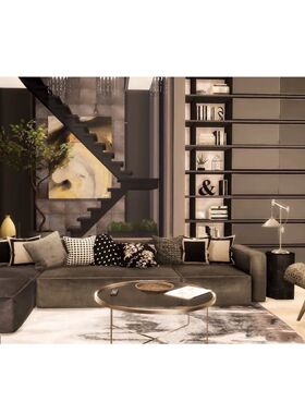 模拟人生4CC房屋mod|三米舒诺托兰帝高塔顶层公寓3卧4卫40x30|#35