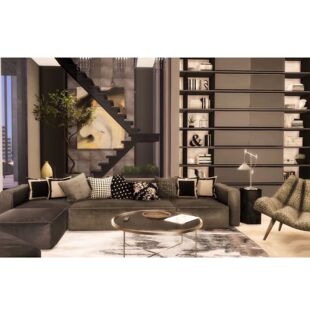 模拟人生4CC房屋mod|三米舒诺托兰帝高塔顶层公寓3卧4卫40x30|#35