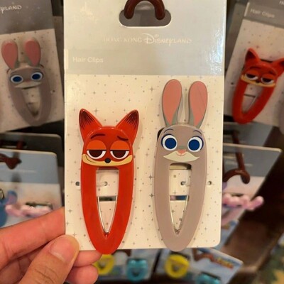 疯狂动物城朱迪尼克发夹