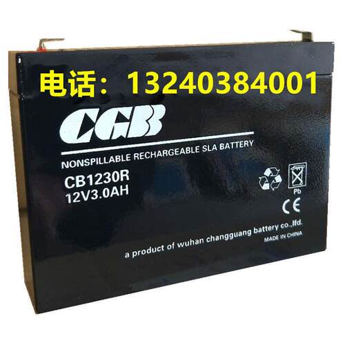 武汉长光蓄电池CB1230R/UPS电源12V3AH精密仪器通讯电源