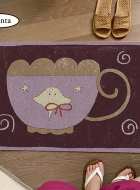 MENTA “边框系列”原创丝圈入户门地垫门厅玄关脚垫几何地毯耐脏