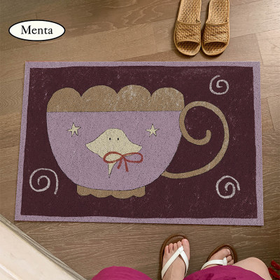 MENTA“边框系列”原创丝圈入户门地垫门厅玄关脚垫几何地毯耐脏