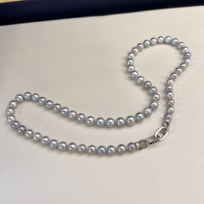MiNG/名皇 银海水珍珠真多麻项链6-7MM/43±1cm海水珍珠6-7MM,珠宝/钻石/翡翠,颈饰,淘宝优惠券,粉丝福利购,淘宝优惠卷