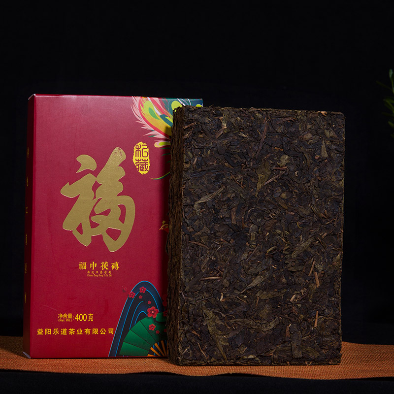 湖南安化黑茶金花茯砖茶