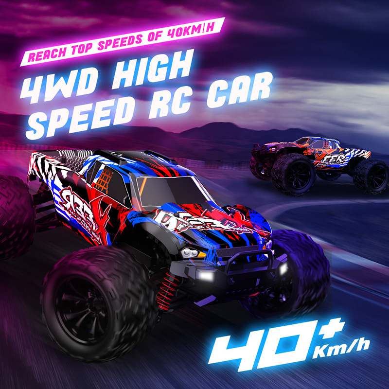 新品Rc car遥控高速车1:16四驱防水攀爬漂移户外越野竞速赛车运动