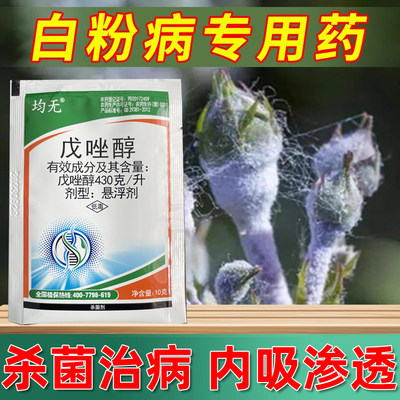 戊唑醇农用杀菌剂植物白粉病锈病霜霉炭疽褐斑纹枯早疫病黑星病