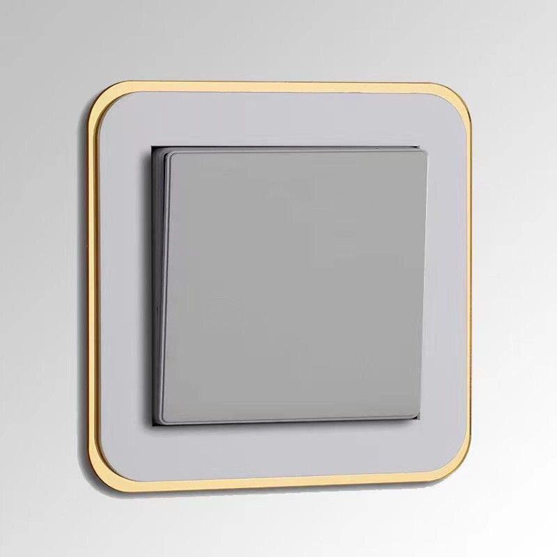 轻奢风开关贴保护套客厅免粘防尘家用现代开关插座简约贴插座装饰