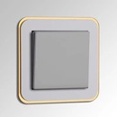 轻奢风开关贴保护套客厅免粘防尘家用现代开关插座简约贴插座装 饰