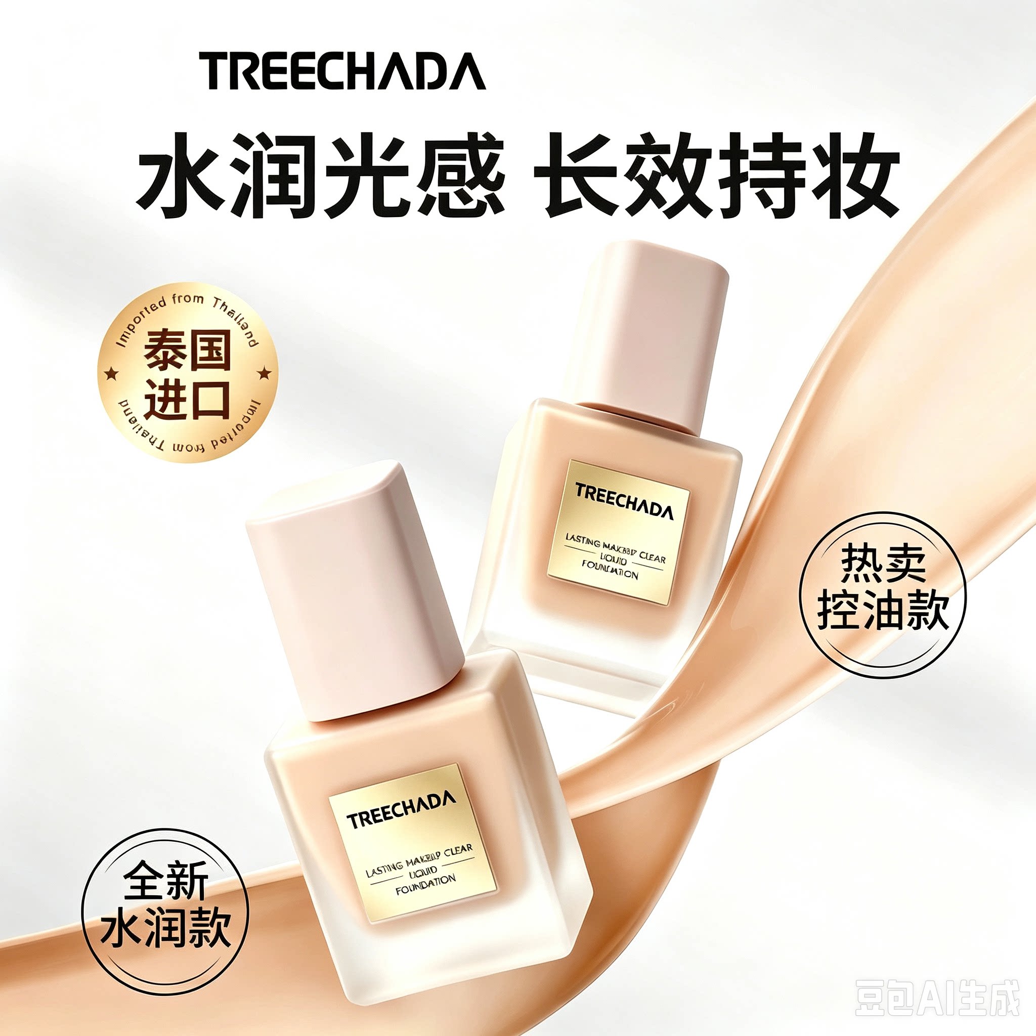 持久保湿提亮肤色遮瑕