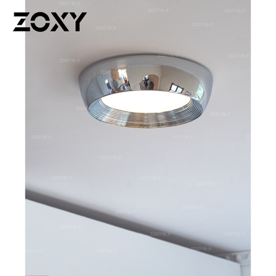 zoxy佐夕 包豪斯Bauhaus吸顶灯中古银色主卧室书房北欧现代衣帽间