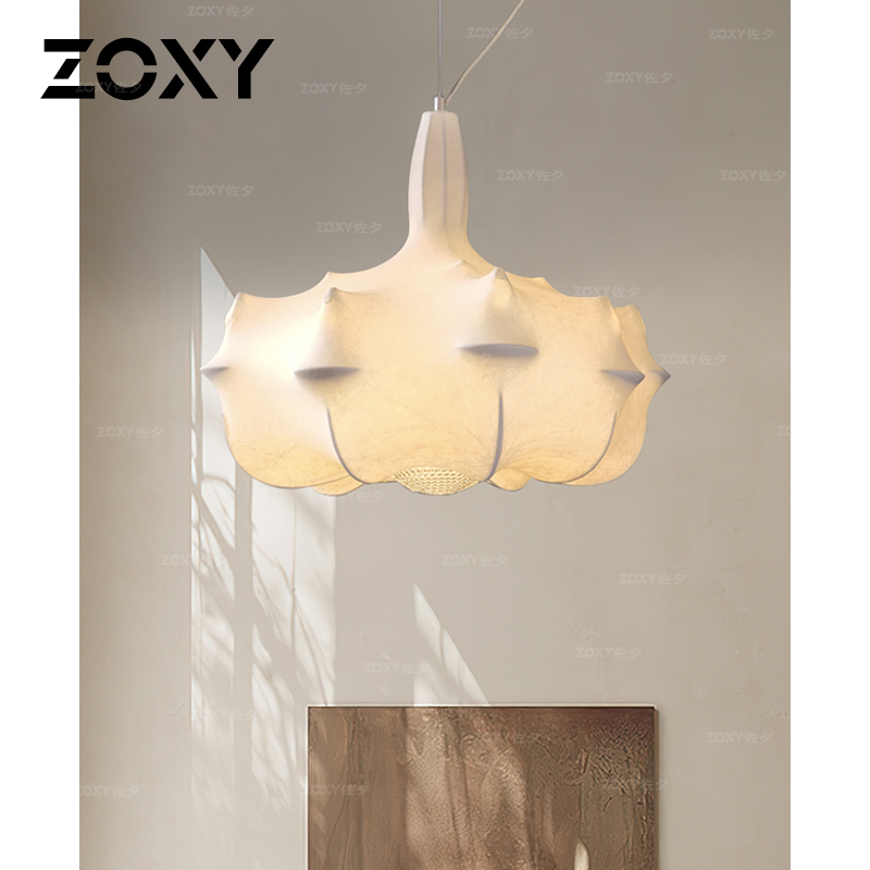 zoxy卧室客厅意式蚕丝吊灯