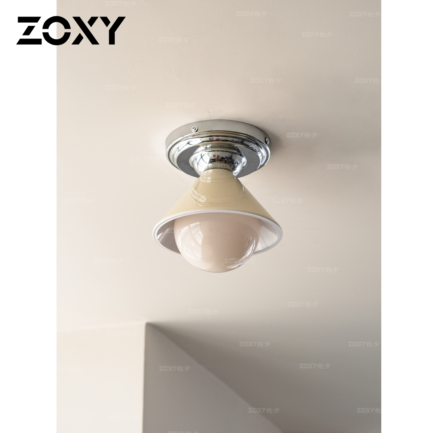 zoxy意式简约玻璃吸顶灯