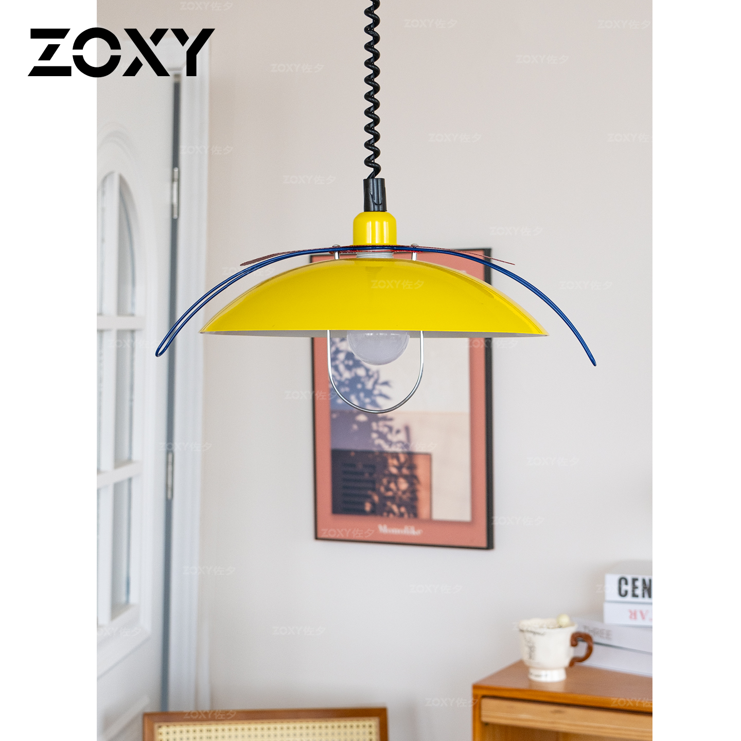 zoxy北欧中古风法式复古餐厅吊灯