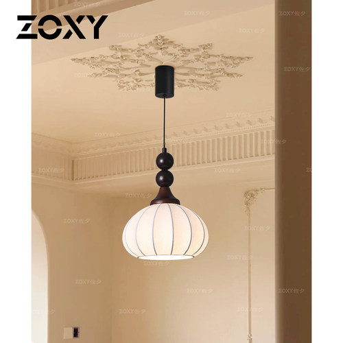 zoxy中古南洋风卧室床头吊灯