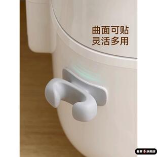 电饭煲配件饭勺架固定器放饭勺神器自粘厨房收纳饭勺挂钩夹置物架