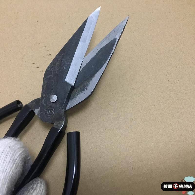 纯手工锻打大剪刀铁皮杀鸡甲鱼剪强力厨房老式铁剪刀橡胶皮革羊毛,居家日用,家用剪刀,淘宝优惠券,粉丝福利购,淘宝优惠卷