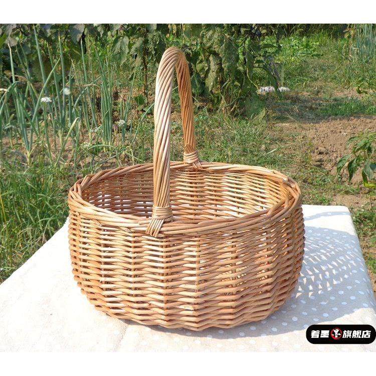 野餐篮水果篮藤购物篮储物篮鸡蛋篮编织篮小篮竹篮手篮,收纳整理,其他收纳篮,淘宝优惠券,粉丝福利购,淘宝优惠卷