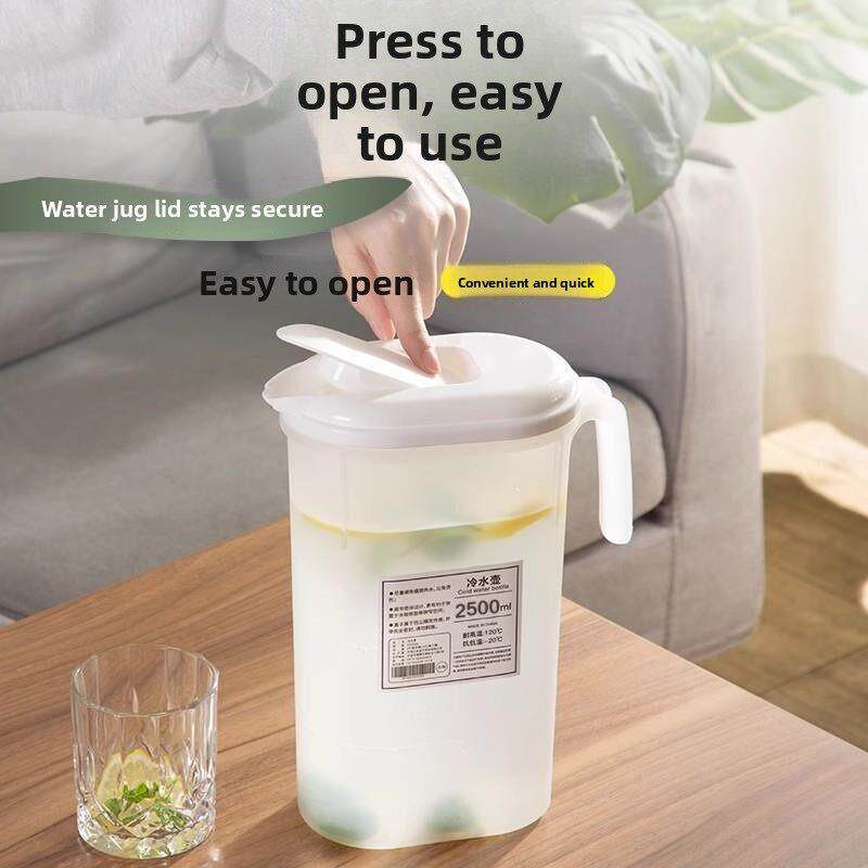 冷水壶家用食品级pp耐高温防爆水壶大容量大号冰箱热凉水壶泡茶壶