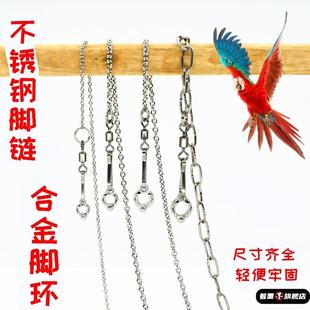 新款伯劳鸟脚套鹦鹉脚环鹩哥八哥鸟脚环鹦鹉脚环护腿不伤脚鸟链子