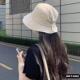 2025新款 遮脸防紫外线大帽檐遮阳帽户外太阳帽子 防晒渔夫帽女秋季